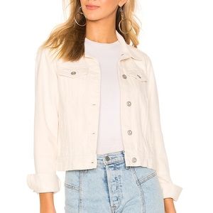 Free People off-white denim jacket!